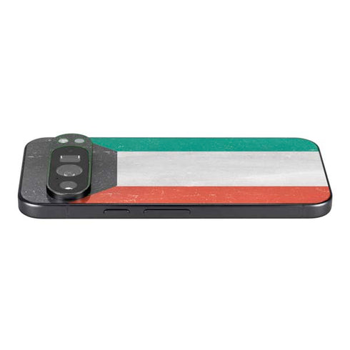 Kuwait Flag Distressed Pixel 9 Pro XL Skin